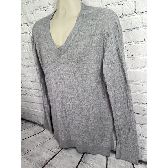 ARMANI EXCHANGE Sweater Men's XL Patterned Vneck Pullover - Picture 2 of 8